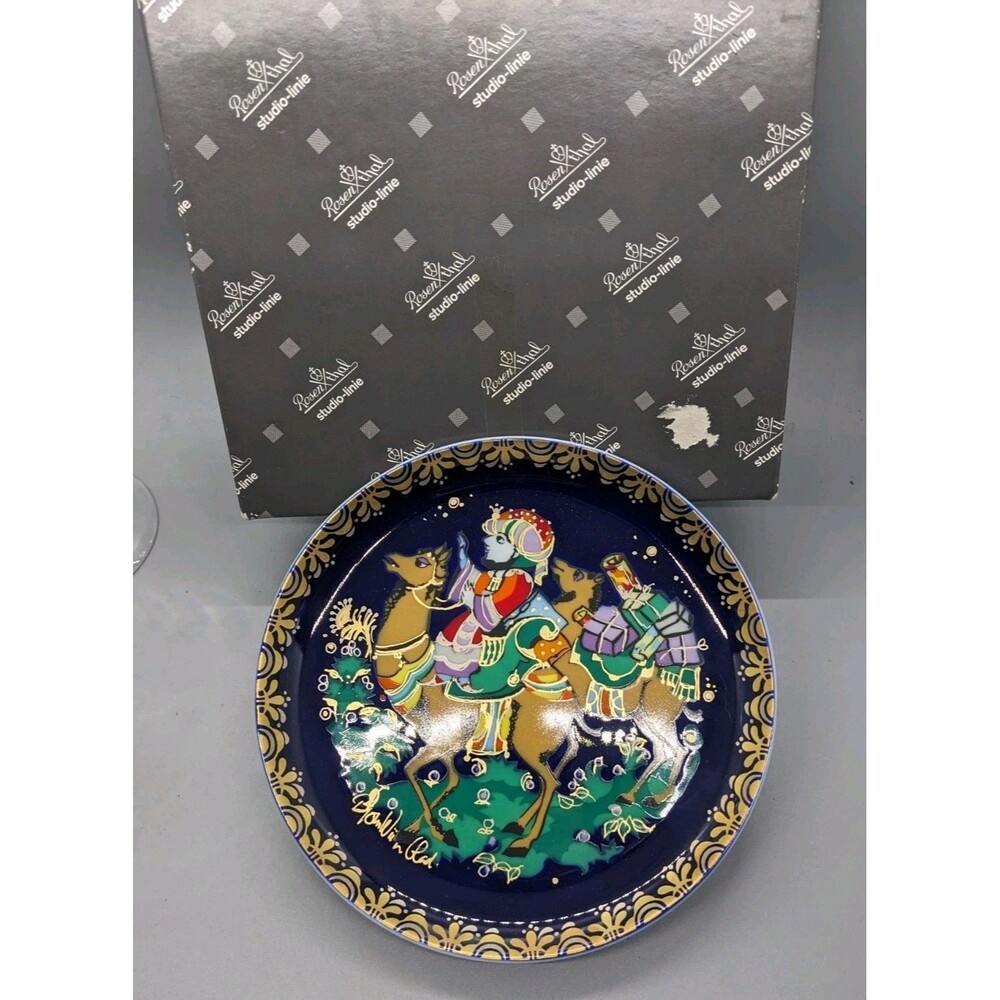 Rosenthal plate series - Sinbad the Sailor Motif 7 VII by Bjorn Wiinblad signed